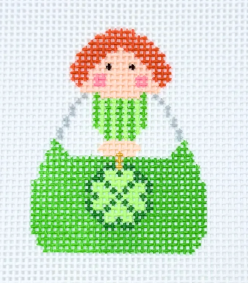 Green Angel with Shamrock