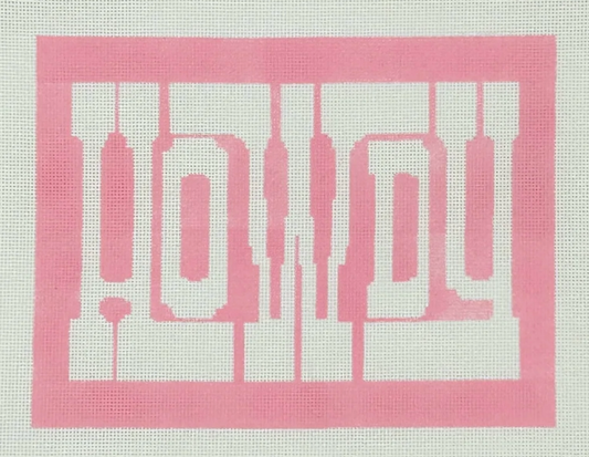 Pink Howdy Sign Large