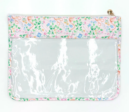Medium Needlepoint Print Project Bag