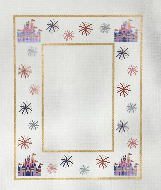 Castle with Fireworks Picture Frame