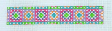 Granny Squares Key Fob