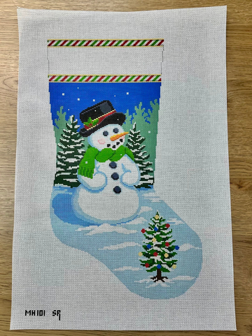 Snowman Stocking (Trunk Show)