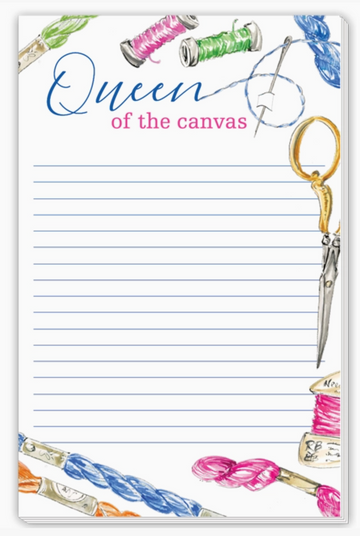 Queen of the Canvas Icons Large Notepad