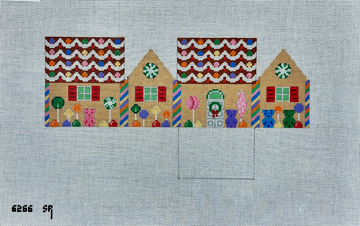 Rainbow Candy & Gummy Bears 3D Gingerbread House (Trunk Show)