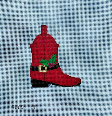 Santa Suit Cowboy Boot 18 mesh (Trunk Show)
