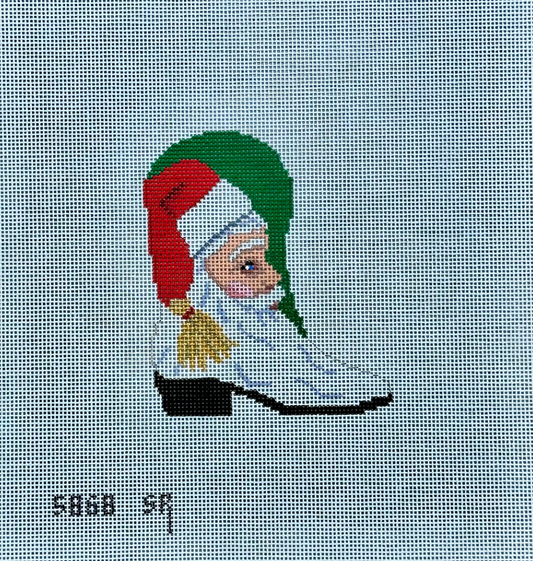 Santa Face Cowboy Boot 18 mesh (Trunk Show)