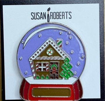 Gingerbread Snow Globe Needleminder (Trunk Show)