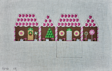 Raspberry & Chocolate, 3D Gingerbread House (Trunk Show)