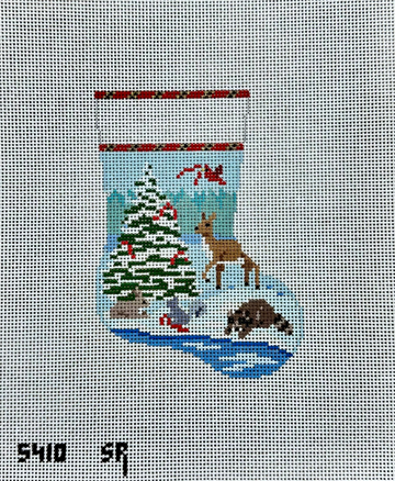 Forest Animal Tree Mini Stocking (Trunk Show)