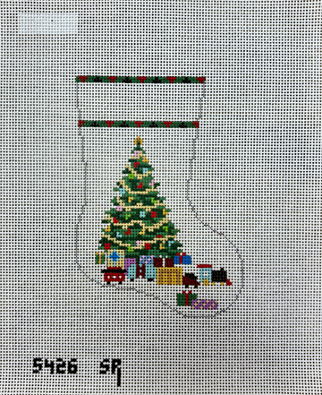 Christmas Tree Train Mini Stocking (Trunk Show)