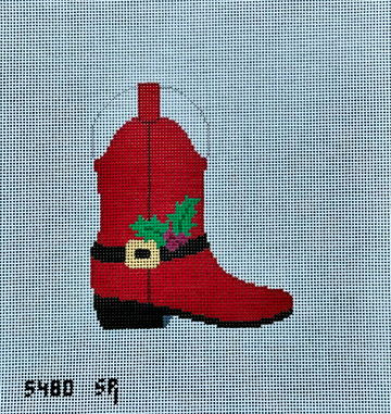 Santa Suit Cowboy Boot 13 mesh (Trunk Show)