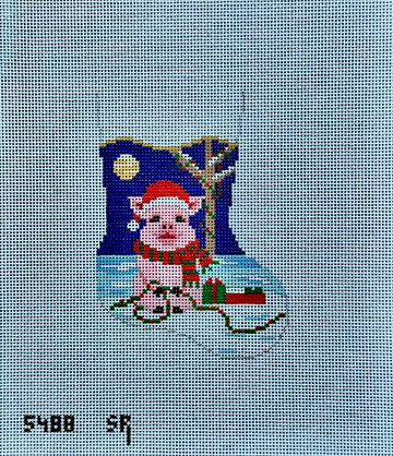 Pig in Lights Mini Stocking (Trunk Show)