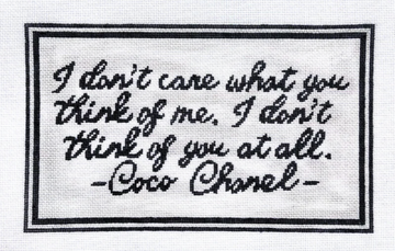 I Don't Care What You Think Of Me Large
