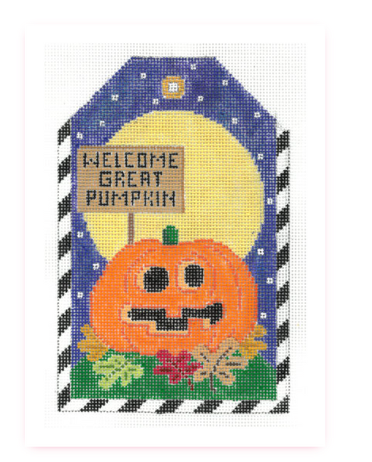 Welcome Great Pumpkin Tag