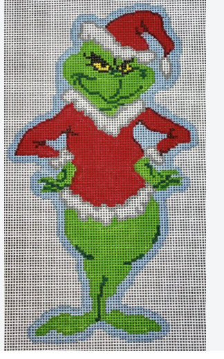 Grinch in Santa Suit