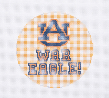Auburn Gingham Round