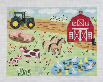 Barnyard Farm Scene Large