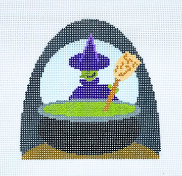 Witch with Cauldron Dome