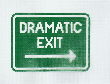 Dramatic Exit Sign
