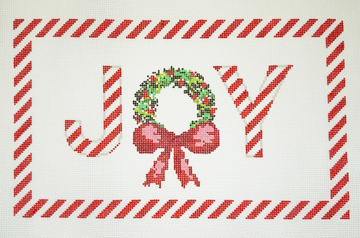 Joy Red Peppermint Pillow
