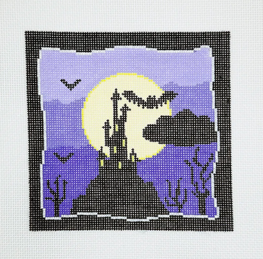 Spooky Square: Purple Haunted House