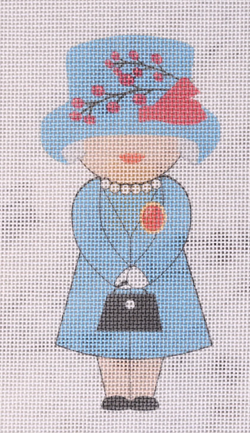 Elizabeth Blue Dress Figure