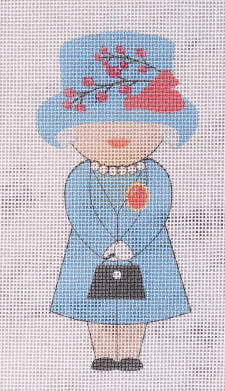 Elizabeth Blue Dress Figure