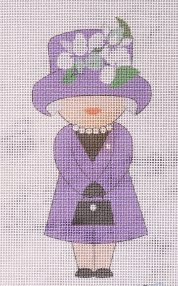 Elizabeth Purple Dress Figure