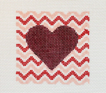 Heart Wave Square