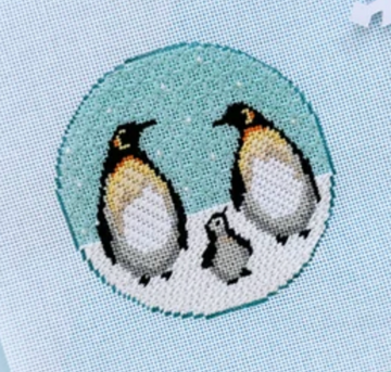 Penguin Family with Stitch Guide