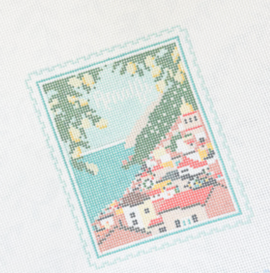 Amalfi Travel Stamp