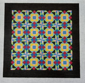 Squares in Diamonds Quilt