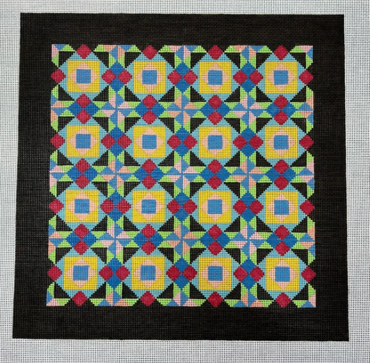 Squares in Diamonds Quilt