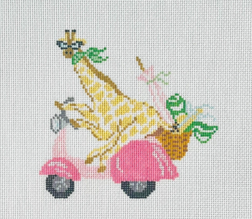 La Dolce Vita - Giraffe on Scooter