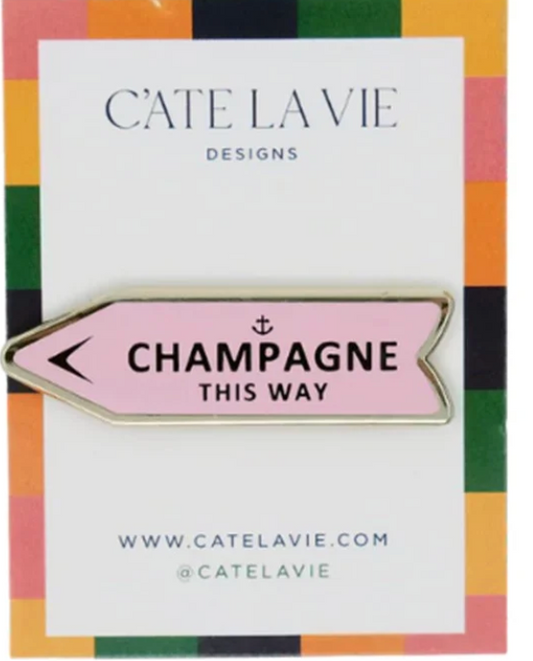 Pink Champagne This Way Needle Minder