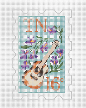 Tennessee Stamp with Guitar (IK)