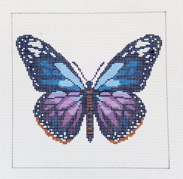 Purple Monarch Butterfly Large