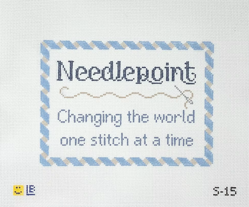 Needlepoint...Changing the World