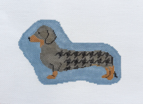 Houndstooth Dachshund
