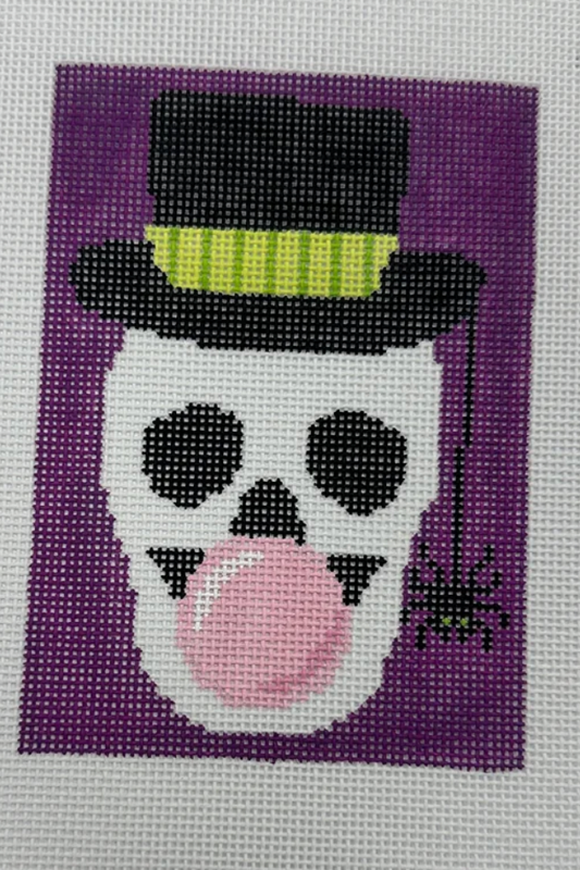 Bubble Gum Skull Purple