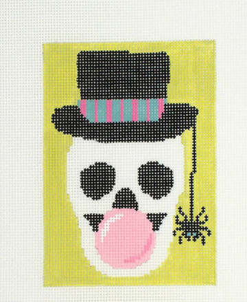 Bubble Gum Skull Green