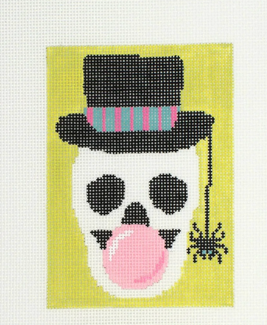 Bubble Gum Skull Green