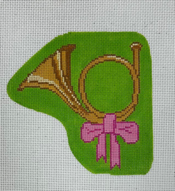Holiday Horn with Bow