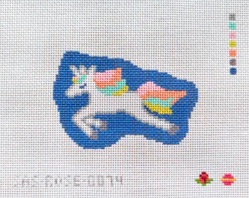 Rainbow Unicorn Ornament