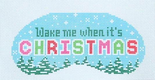 Wake Me Up When It's Christmas Sleep Eye Mask
