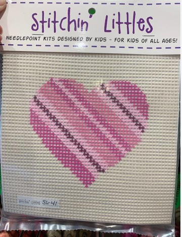 Stitching Littles Kit: Pink Heart