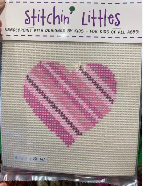 Stitching Littles Kit: Pink Heart