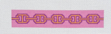Pink Links Key Fob