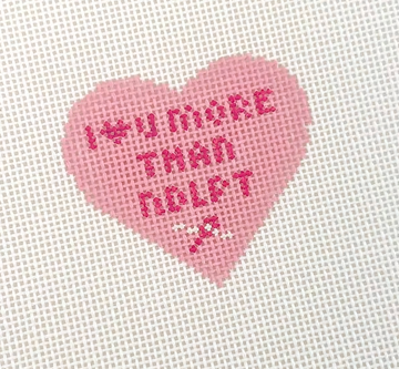 I Love You More Than NDLPT Pink Heart
