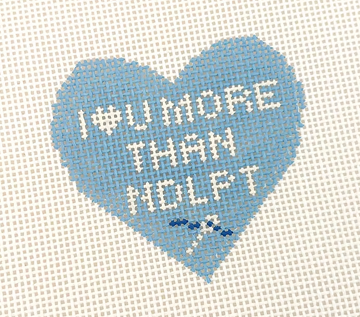 I Love You More Than NDLPT Blue Heart